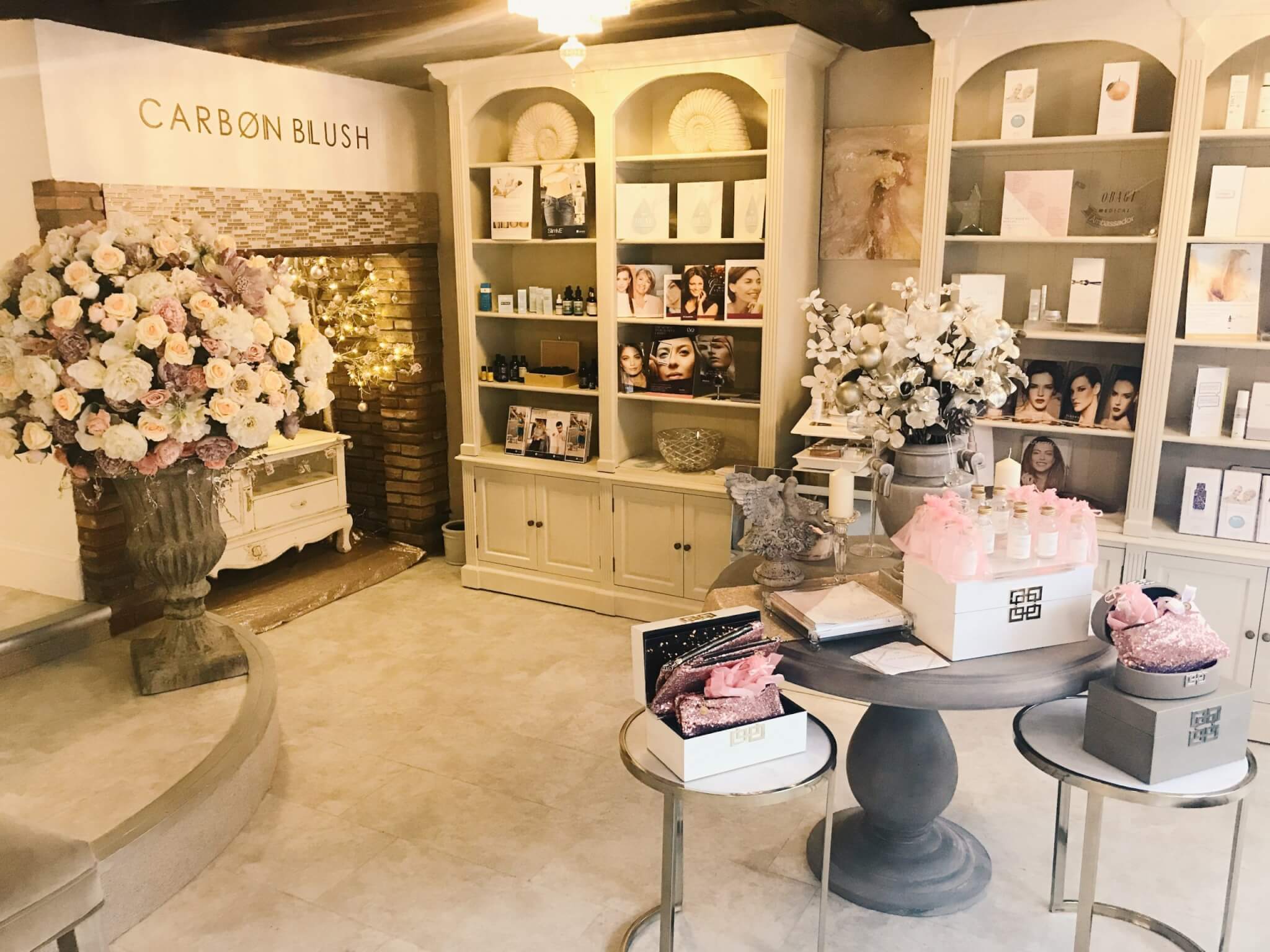 Carbon Blush Beauty Room