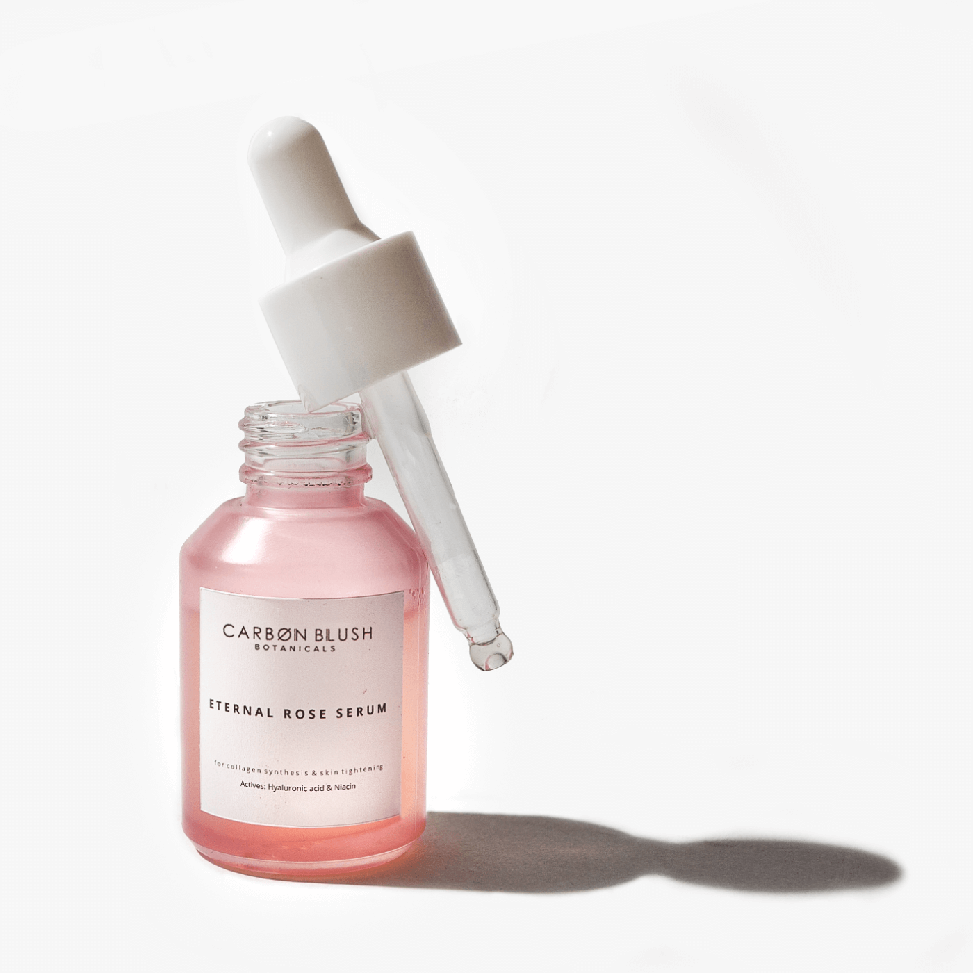 carbon blush eternal rose serum stopper